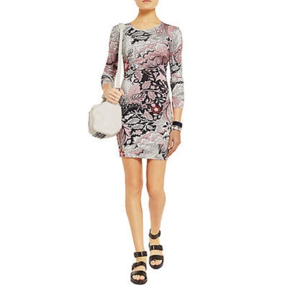 NWT JONATHAN SAUNDERS PRINTED JERSEY DRESS, Sz: XS - Picture 1 of 4